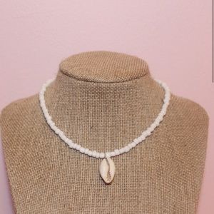 Custom Seed Bead Cowrie Shell Necklace